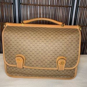 Vintage Gucci double-sided Messenger HANDBAG!